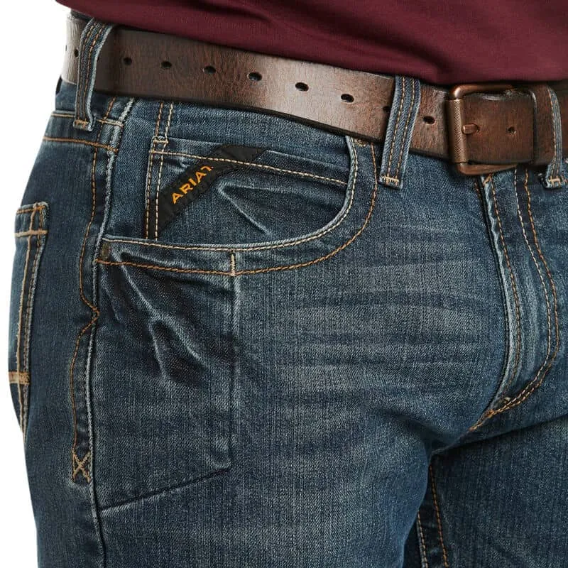 ARIAT - Rebar M5 Straight DuraStretch Edge Stackable Straight Leg Jean
