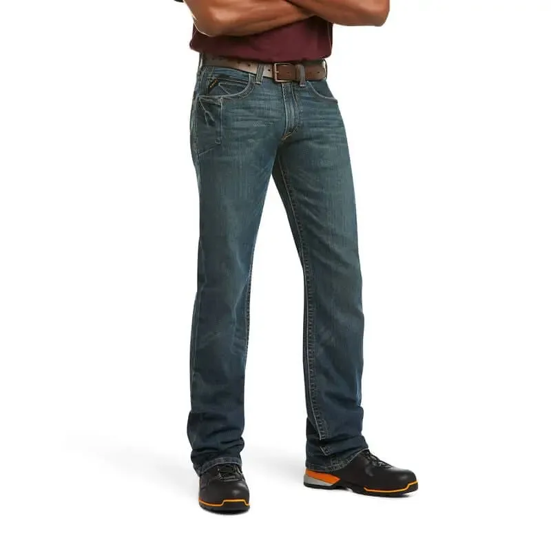 ARIAT - Rebar M5 Straight DuraStretch Edge Stackable Straight Leg Jean