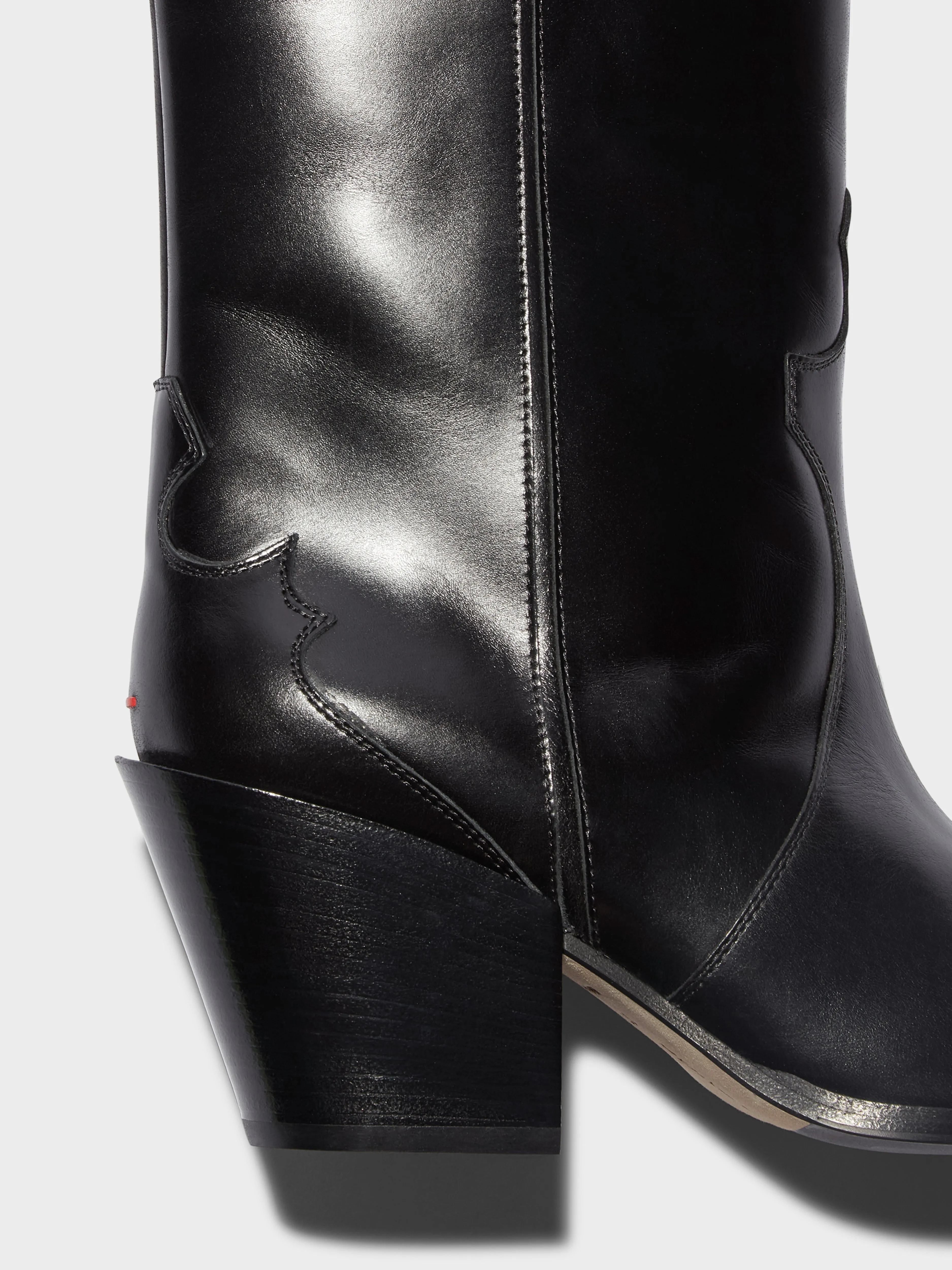 Ariel Leather Cowboy Boots