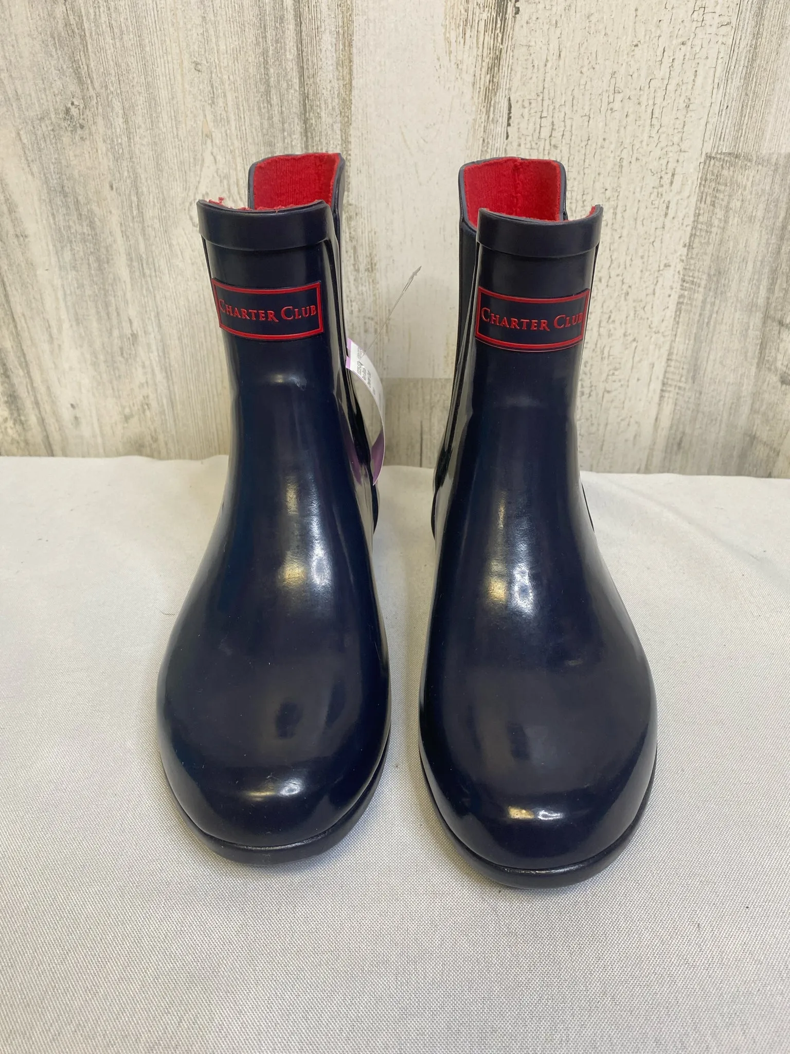 Charter Club Size 6 Navy Rain Boots