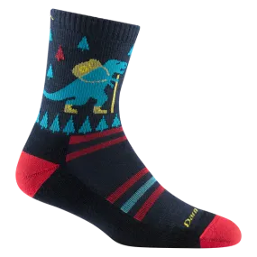 Darn Tough Kids Ty-Ranger-Saurus Micro Crew Lightweight Hiking Sock