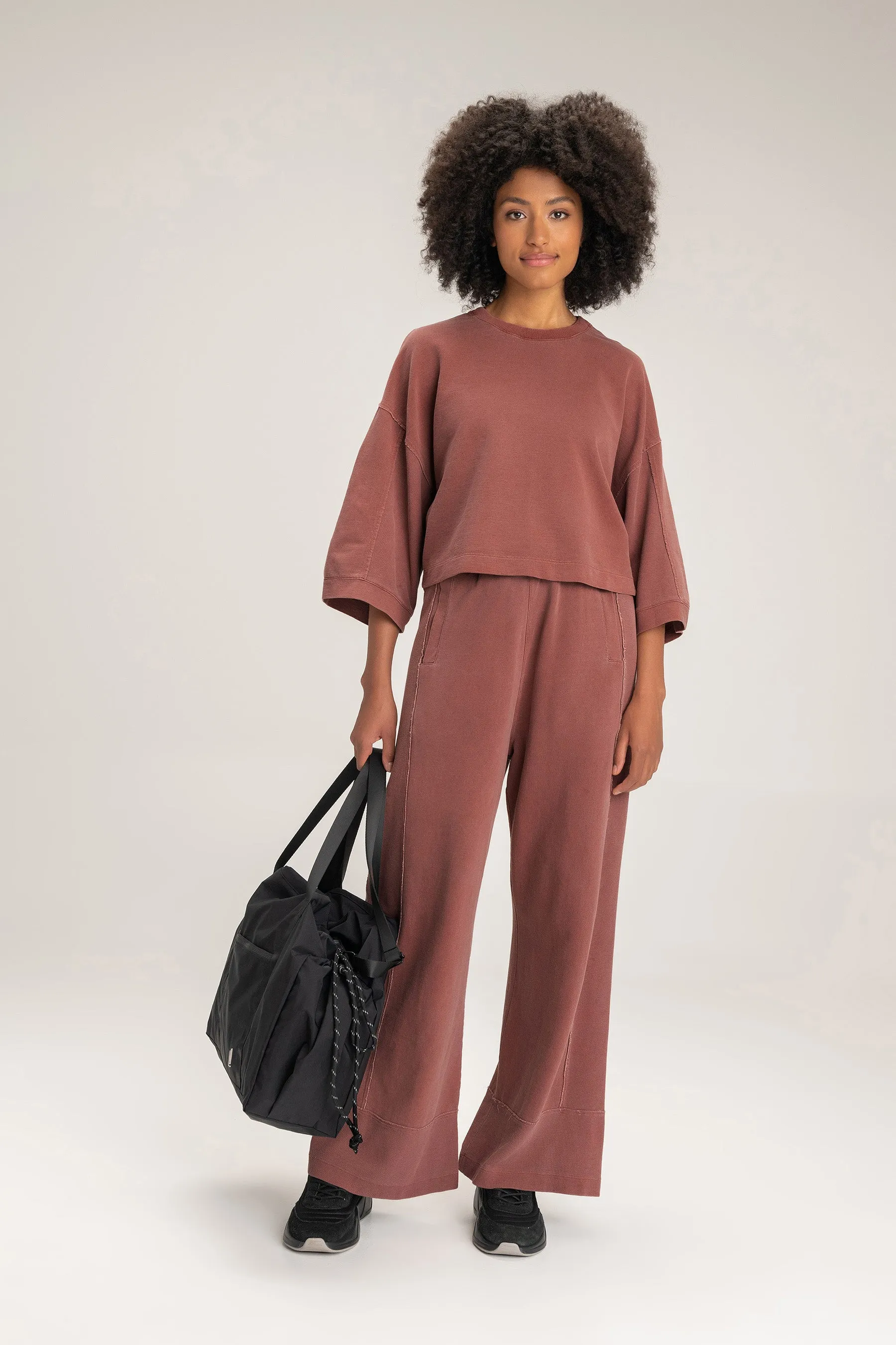Dye Washed Sweatshirt Pants