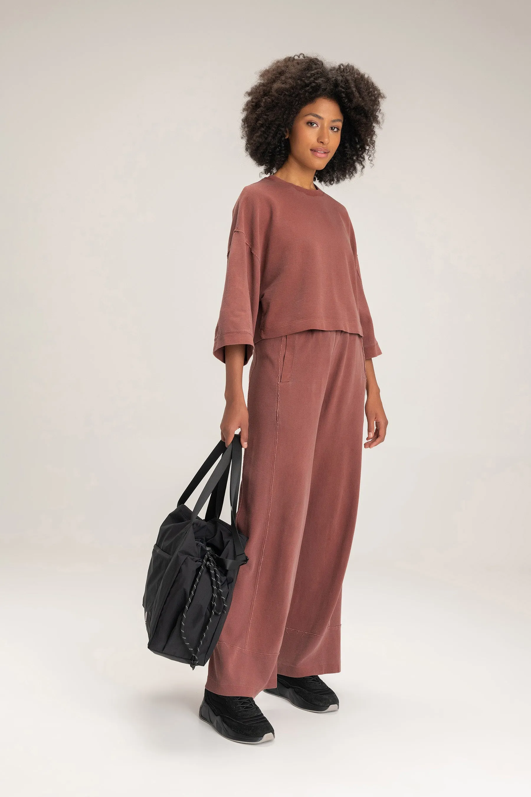 Dye Washed Sweatshirt Pants