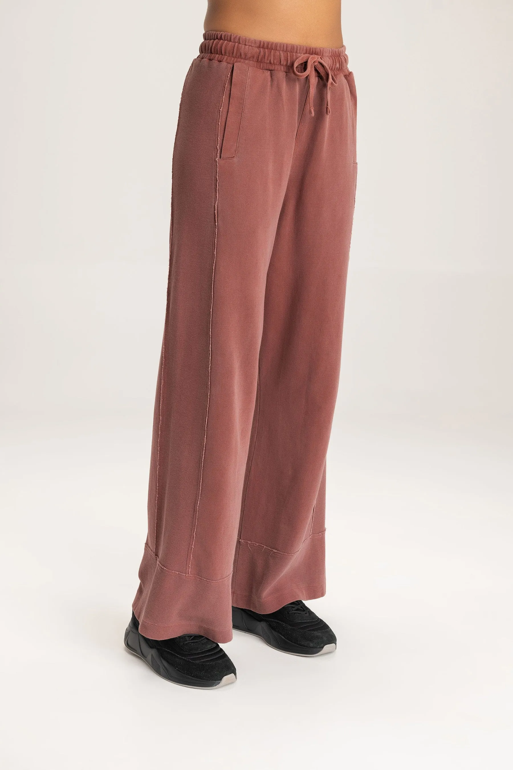 Dye Washed Sweatshirt Pants