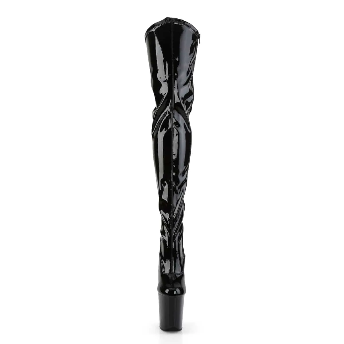 FLAMINGO-3000 Black Stretch Patent/Black
