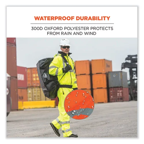 Glowear 8915 Class E Hi-vis Rain Pants, 5x-large, Orange, Ships In 1-3 Business Days