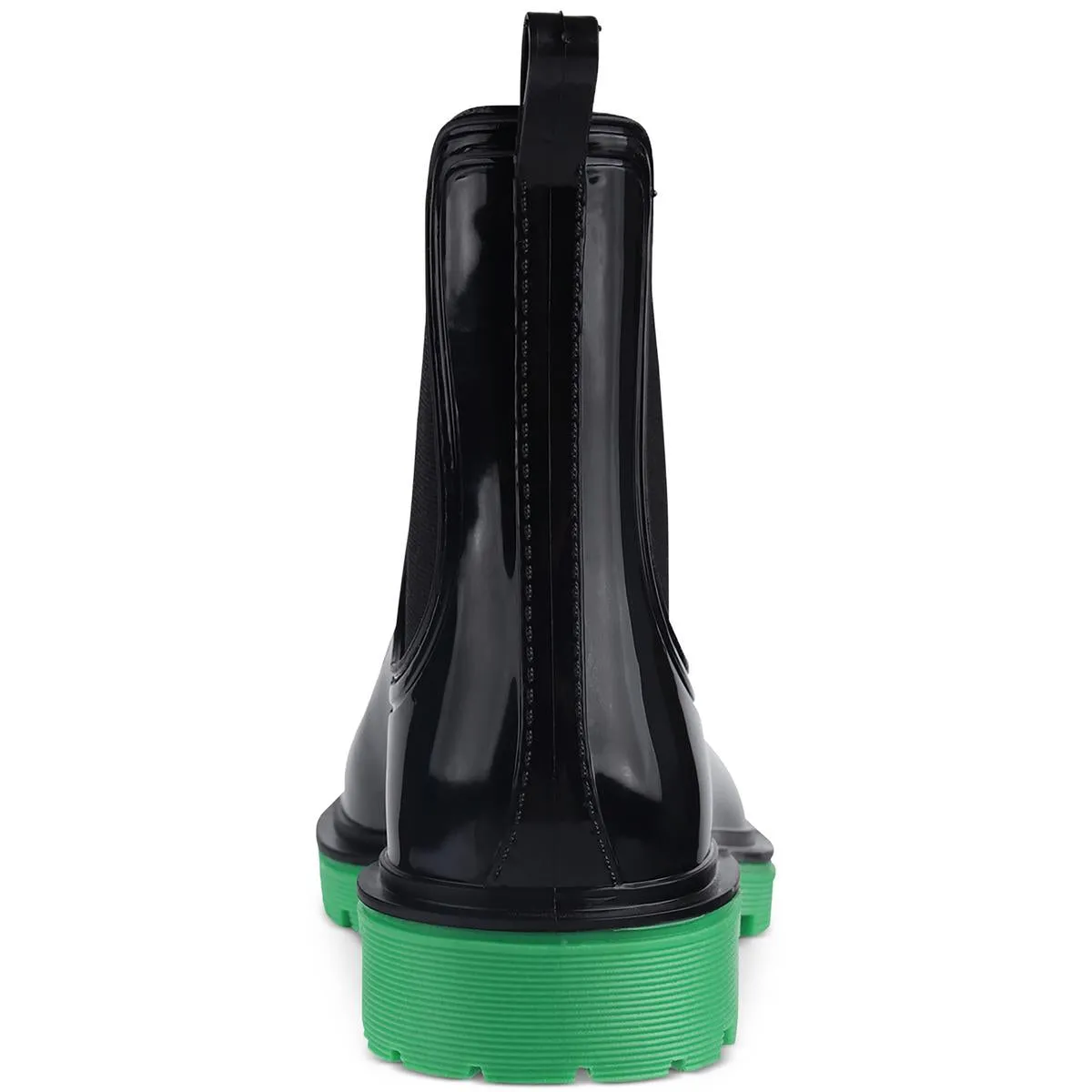 INC Womens Rylien Patent Pull On Rain Boots