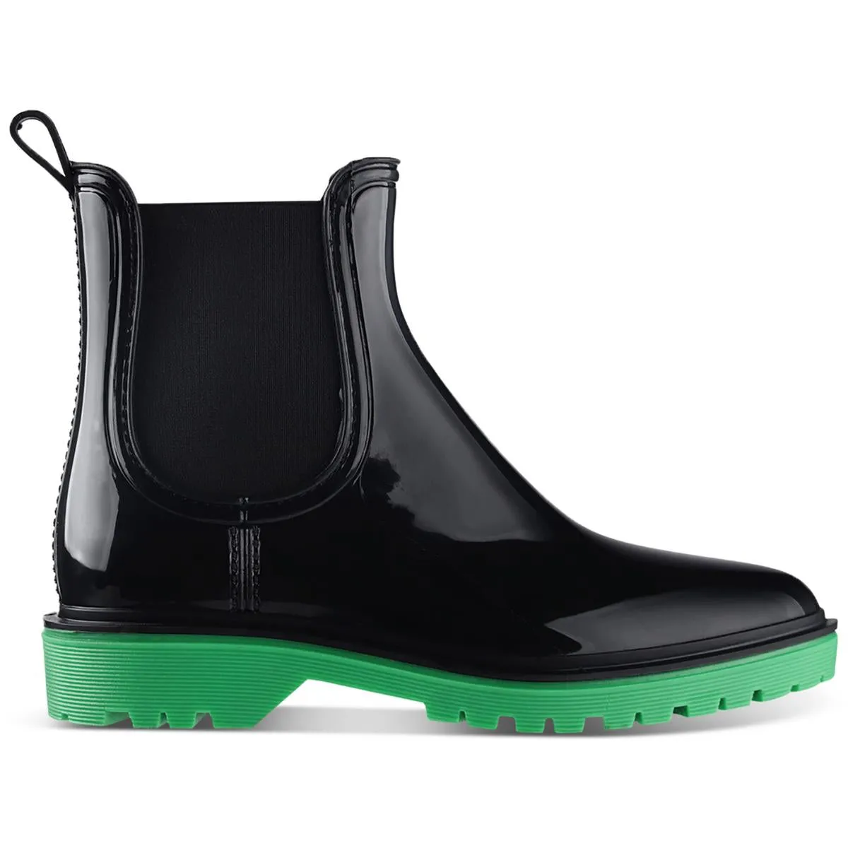 INC Womens Rylien Patent Pull On Rain Boots