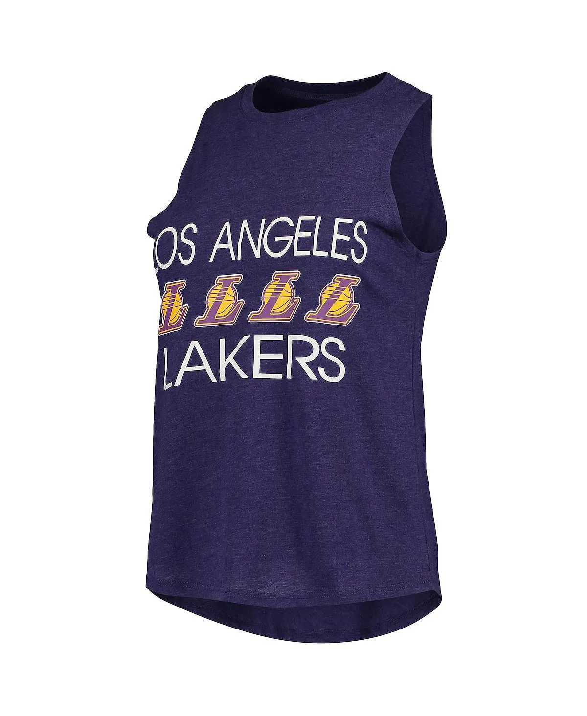 Los Angeles Lakers Concepts Sport Women's Black and Purple Tank Top and Sleep Pants