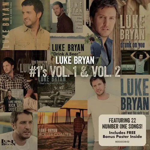 Luke Bryan- #1's Vol. 1 & Vol. 2