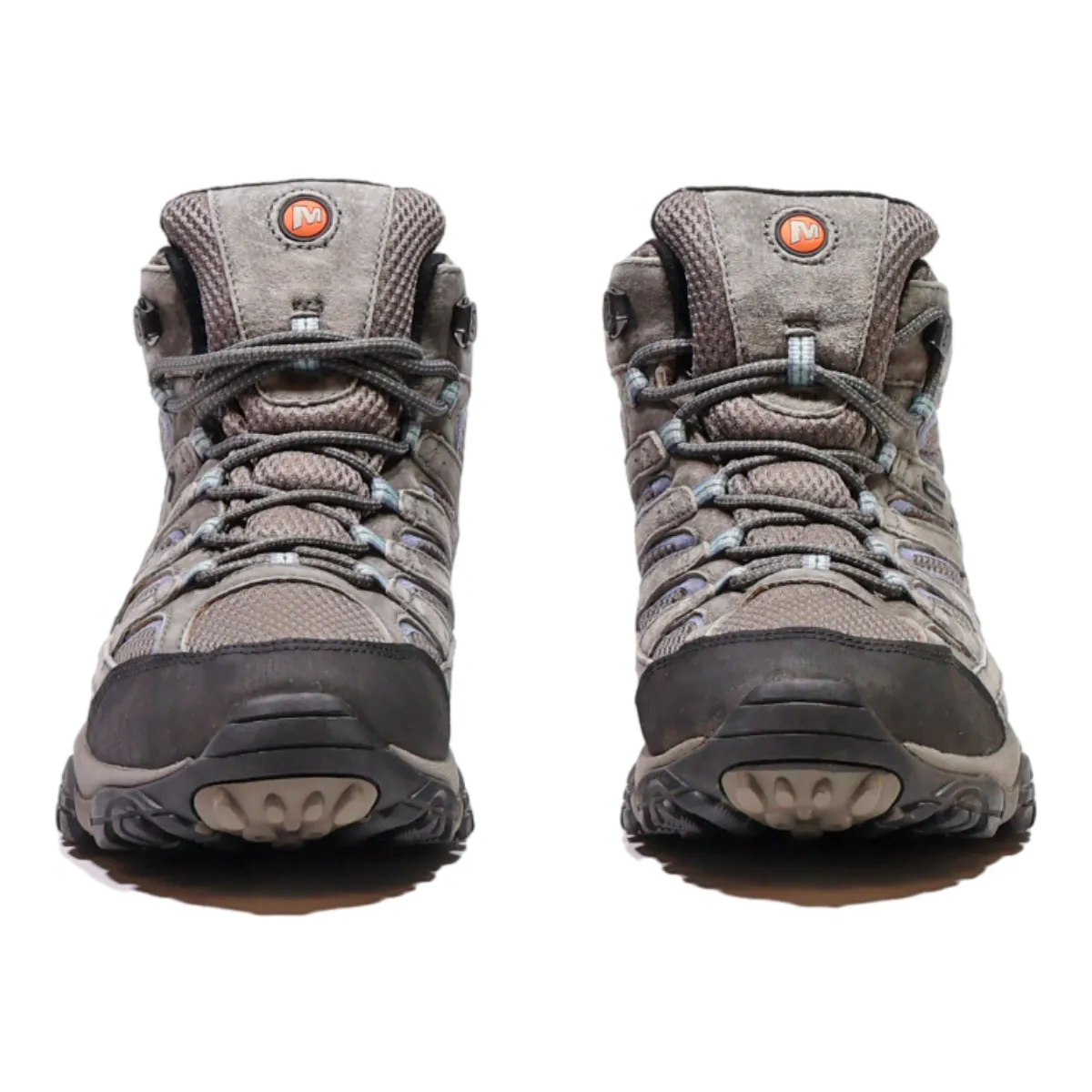 MERRELL Hiking Boots Grey Leather Womens UK 9.5