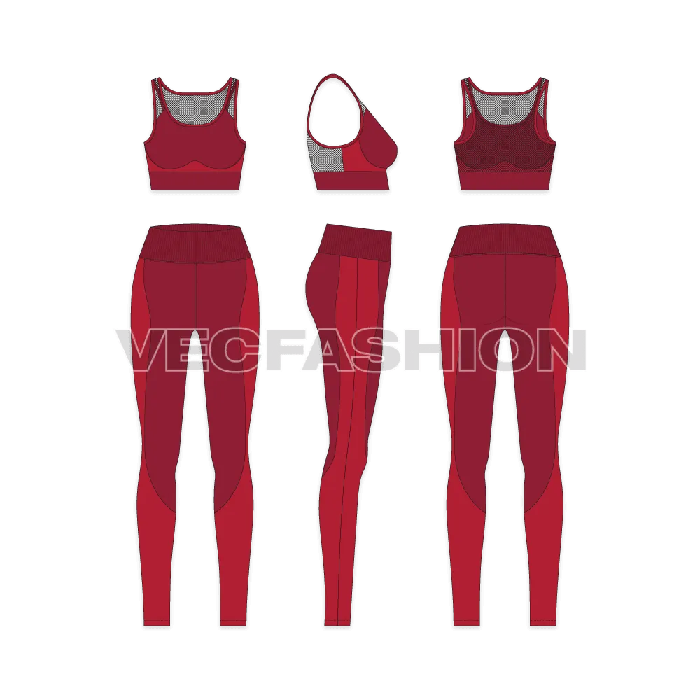 Women's Sport Mesh Suit