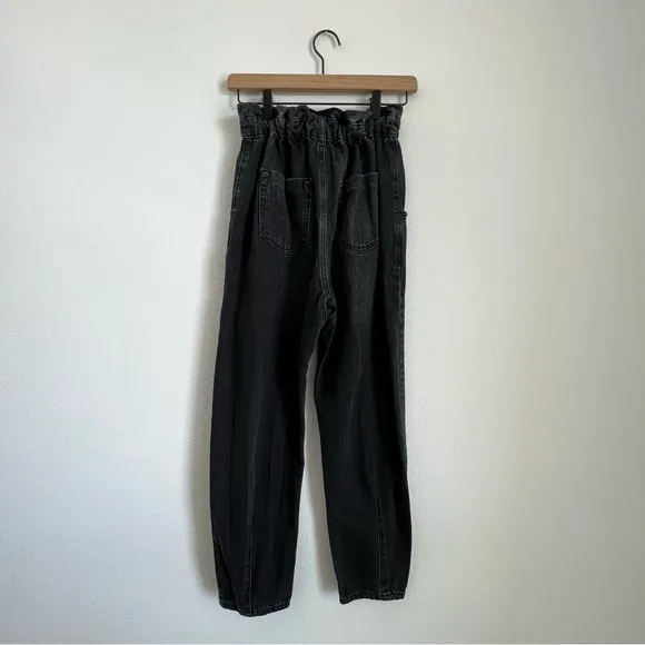 ZARA High-waist Paperbag Jeans